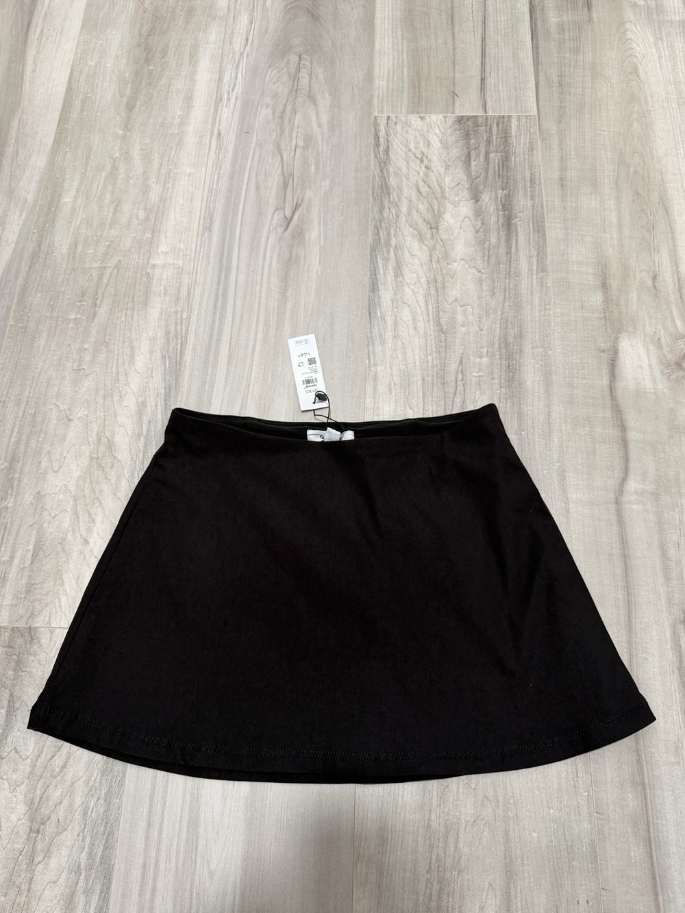 Garage Black micro skort